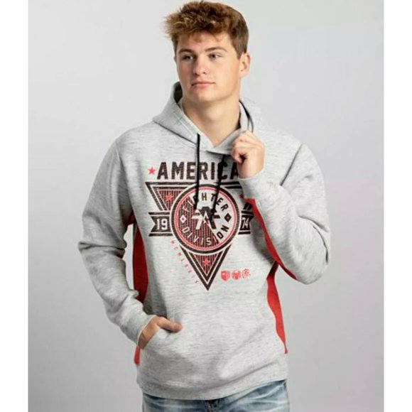 AMERICAN FIGHTER Men's HOODIE SIENA HEIGHTS L/S - Picture 8 of 8